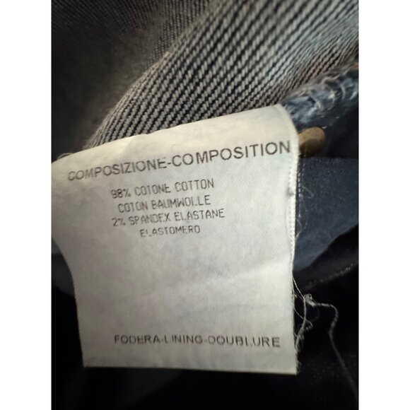 vintage Yves Saint Laurent Rive Gauche Womens Jeans Size 12 Dark Wash Blue Cotto - Picture 5 of 8